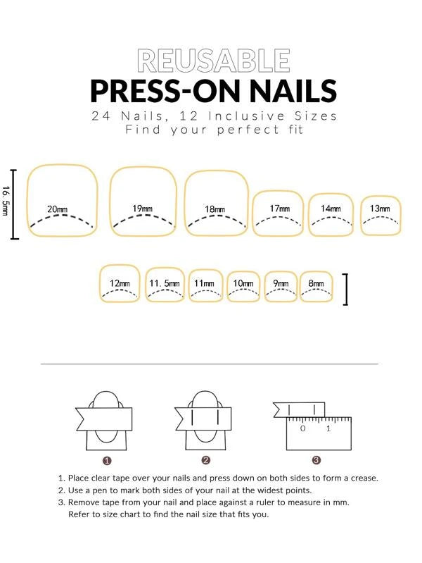 Short Square Solid Rose Red Toe Press on Nails